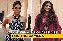 Kareena & Sonam Pose For The Cameras Ahead Of <i>Veere Di Wedding</i> Release Kareena & Sonam Pose For The Cameras Ahead Of <i>Veere Di Wedding</i> Release