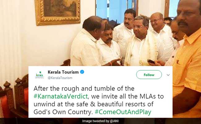 After Cheeky Invite To Karnataka Lawmakers, Kerala Tourism Deletes Tweet