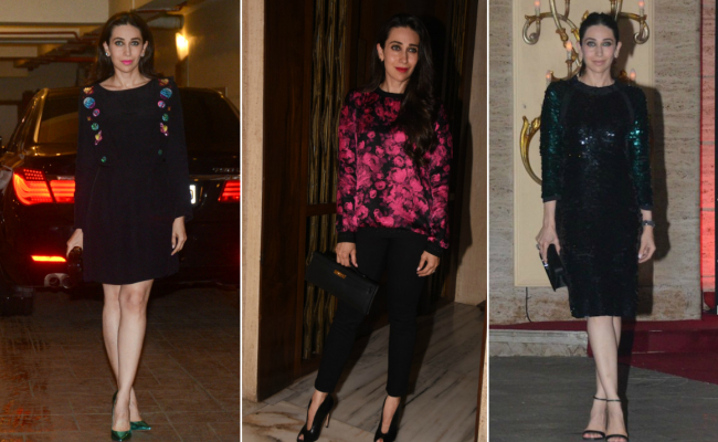 Yet Again, Karisma Kapoor Shows Us How To Glam Up In Black