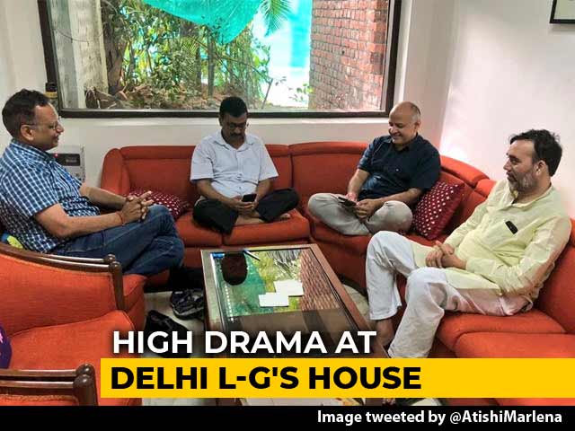 After Sleepover, Arvind Kejriwal Stays Put At Lt Governor's In Protest