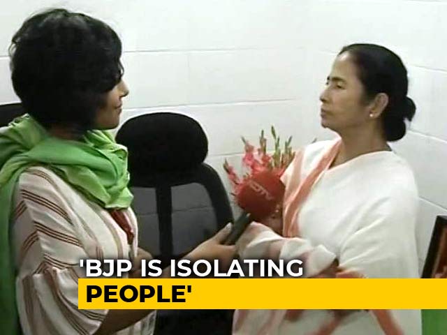What BJP Is Doing Will Create Bloodbath, We Want Peace: Mamata Banerjee