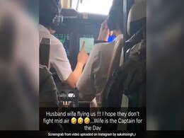 Sakshi Dhoni Was On Flight With Husband-Wife Pilots And She Was Worried... Sakshi Dhoni Was On Flight With Husband-Wife Pilots And She Was Worried...