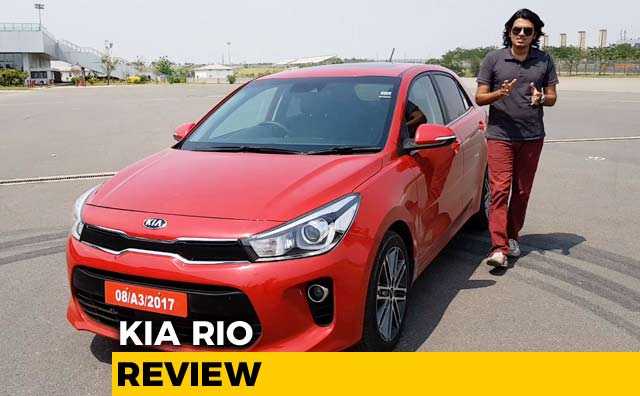 Kia Rio Hatchback Driven In India
