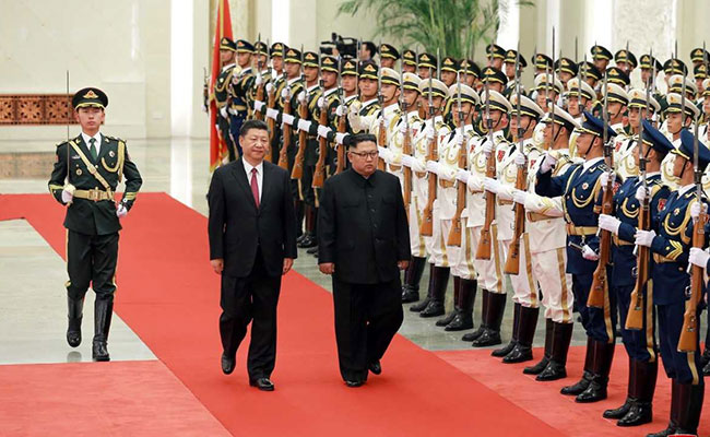 North Korea, China Discuss "True Peace", Denuclearisation: Report