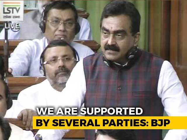 BJP's 'Schemes vs Scams' Dig At Congress In No-Trust Debate