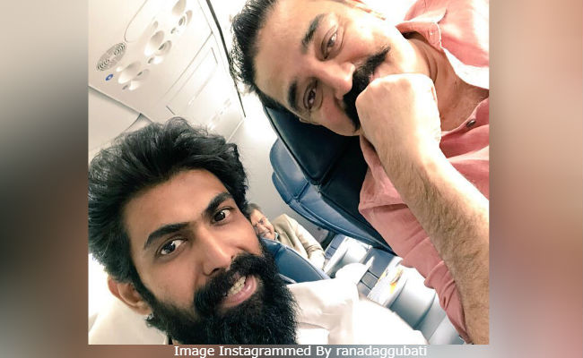 Vishwaroopam 2 Star Kamal Haasan's Pic With Rana Daggubati Trends