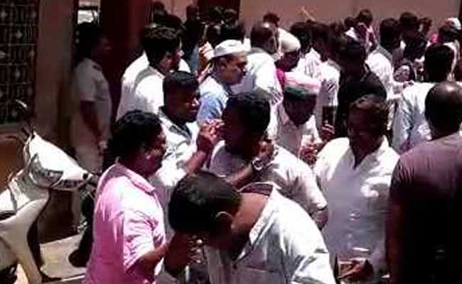 Chemical Sprayed At Karnataka Congress Victory Celebration, 10 Injured