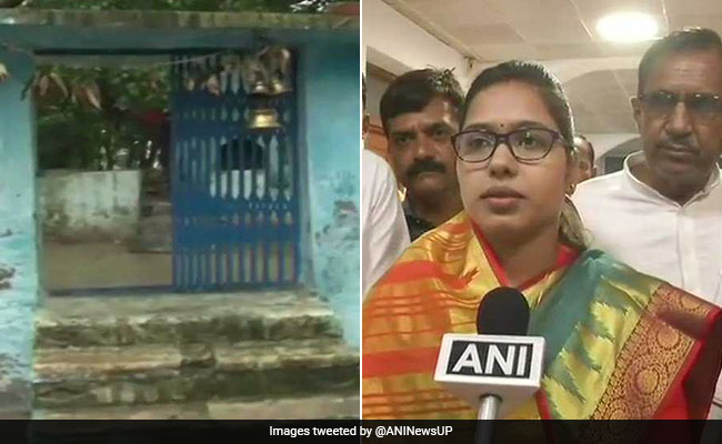 BJP MLA के प्रवेश के बाद मंदिर को गंगाजल से धुलवाया, मूर्ति 'शुद्ध' करने के लिए इलाहाबाद भेजी