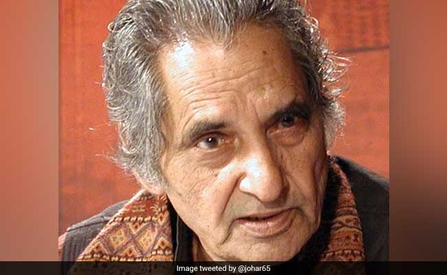 Doyen Of Hindi Poetry Gopal Das Neeraj Dies At 93