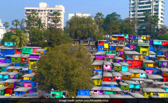 Mumbai Slums Get A Colourful Face-Lift