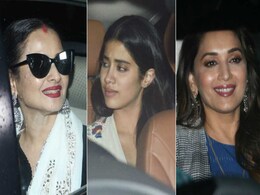 Janhvi Kapoor's Cheer Squad At <i>Dhadak</i> Screening Included Sridevi's Friends Rekha And Madhuri Dixit Janhvi Kapoor's Cheer Squad At <i>Dhadak</i> Screening Included Sridevi's Friends Rekha And Madhuri Dixit