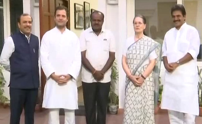 Karnataka Government Formation Highlights: Rahul And Sonia Gandhi Will Attend My Swearing-In On Wednesday, Says HD Kumaraswamy
