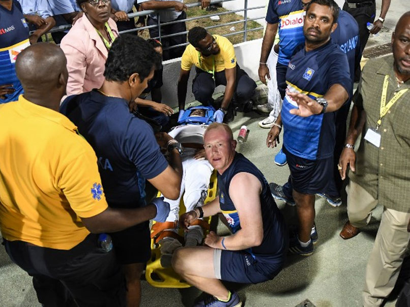 Watch: Sri Lanka's Kusal Perera Stretchered Off After Nasty Collision With Advertising Hoarding