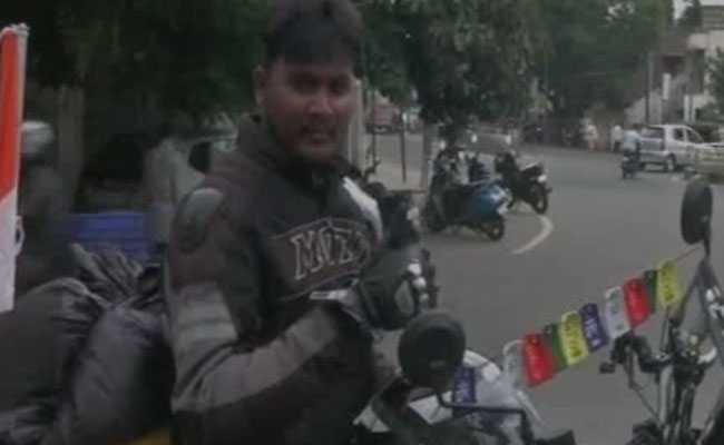 Coimbatore Man Begins Solo 8,000 Km Bike Expedition For "World Peace"