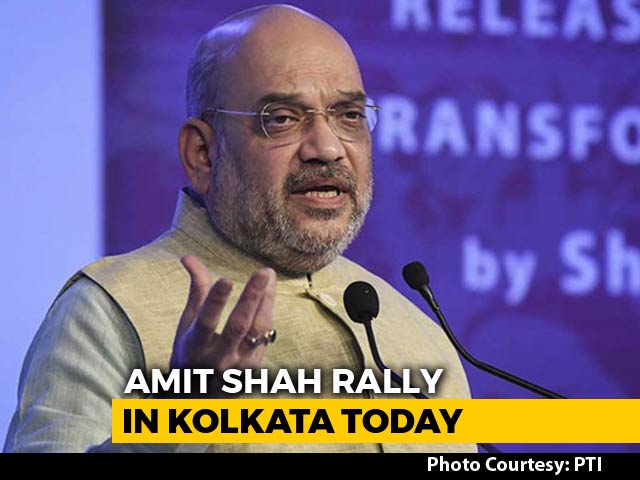 Amit Shah Lands In Kolkata Today, Sets Up Face-Off With Mamata Banerjee