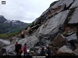 Landslide Blocks Manali-Leh Highway Landslide Blocks Manali-Leh Highway