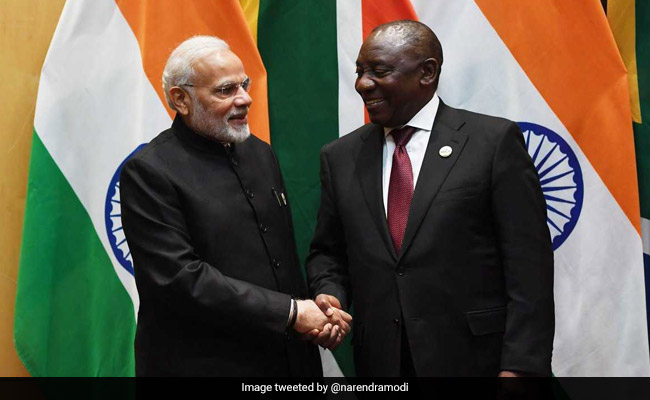 PM Modi, South African President Discuss Ways To Boost Bilateral Ties