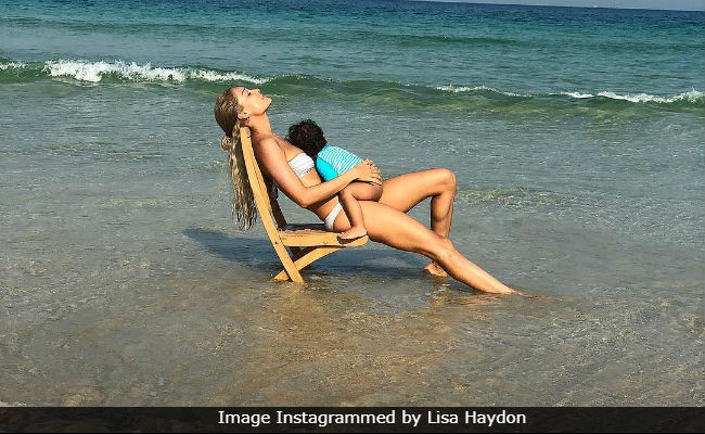 Lisa Haydon Posts A Beach Pic With Son Zack. The Location Might Surprise You