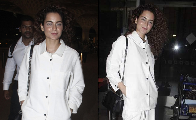 Another Day, Another Chic Airport Look From Kangana Ranaut
