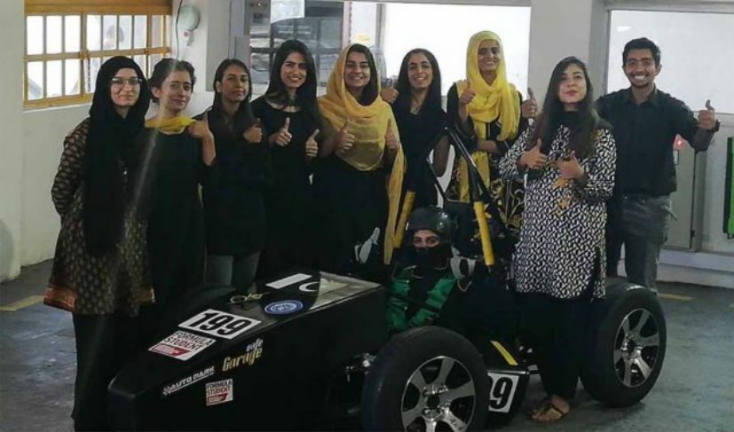 First Ever All-Girls Team From Pakistan Builds A Single-Seater Race Car For Formula Student Competition