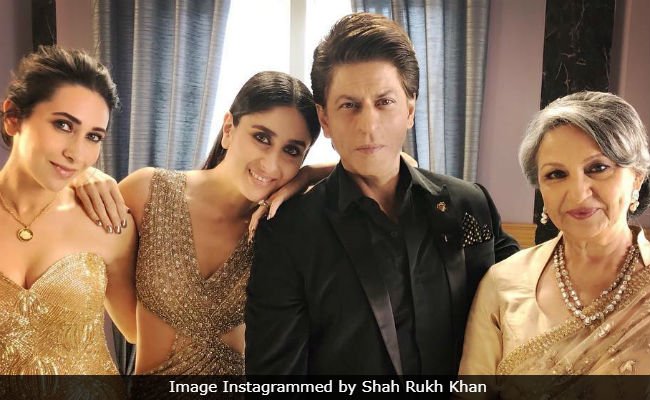 Shah Rukh Khan 'Lovely Evening' Featuring Kareena Kapoor, Karisma And Sharmila Tagore In Pics
