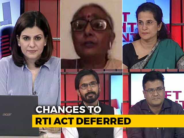 Changes To Rti Bill Deferred