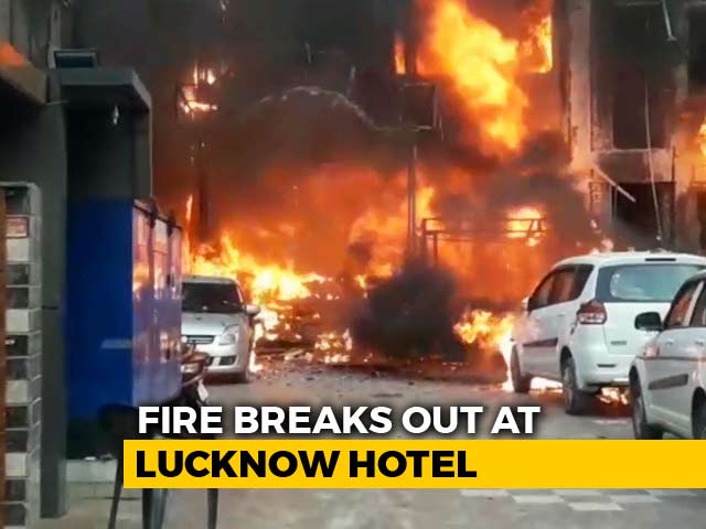 5 Dead In Major Fire At Hotel In Lucknow
