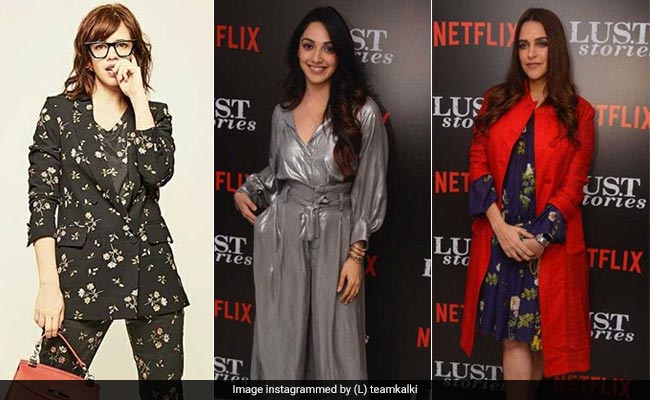 At <i>Lust Stories</i> Screening, Neha Dhupia, Kalki Koechlin And Kiara Advani Nailed Some Serious Fashion Goals