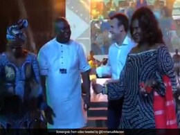 Watch Macron Loosen Up On Nigeria Trip With Visit To Legendary Nightclub Watch Macron Loosen Up On Nigeria Trip With Visit To Legendary Nightclub
