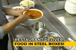 Pune Restaurant Delivers Food In Steel Lunch Boxes After Plastic Ban Pune Restaurant Delivers Food In Steel Lunch Boxes After Plastic Ban