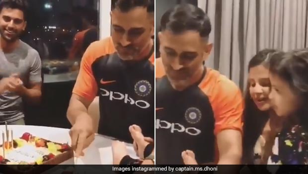 Happy Birthday MS Dhoni: Mahi Cutting Birthday Cake With Ziva Is The Cutest Thing On Internet Today