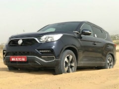 Mahindra's Flagship SUV, Rexton, Spied In India