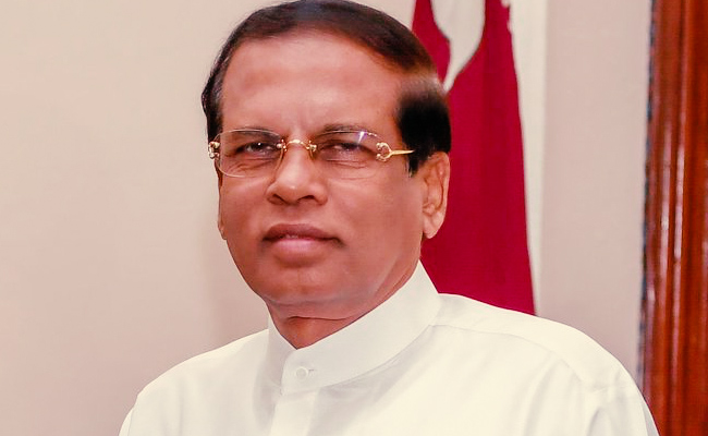 Sri Lanka President Sirisena Won't Stand For Re-Election In November Poll