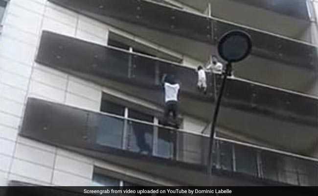 Watch: Man Scaled 4 Floors To Save Child, "Real Spiderman", Say People