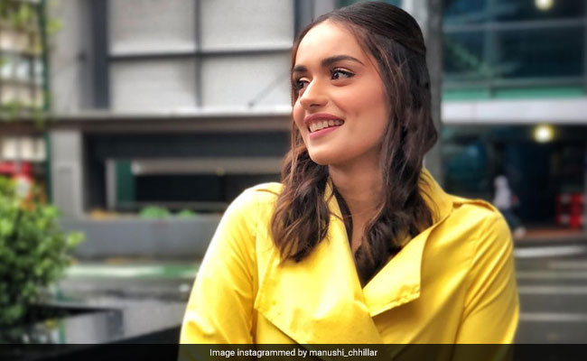 Manushi Chhillar's Bright Yellow Coat On A Rainy Day Is The Perfect Pick Me Up