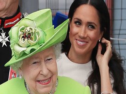 Meghan Markle Wears Gift From Queen For Their First Royal Event Together Meghan Markle Wears Gift From Queen For Their First Royal Event Together