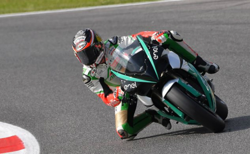 Max Biaggi Rides Energica Ego Corsa Around Mugello