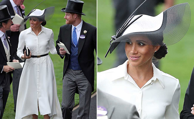Meghan Markle's Royal Ascot Debut Was Black, White And Statement-Making