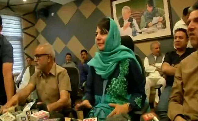 Highlights: Mehbooba Mufti Says J&K Not Enemy Territory, Muscular Policy Doesn't Work Here