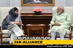 Mehbooba Mufti Resigns As BJP Exits Jammu and Kashmir Alliance Mehbooba Mufti Resigns As BJP Exits Jammu and Kashmir Alliance