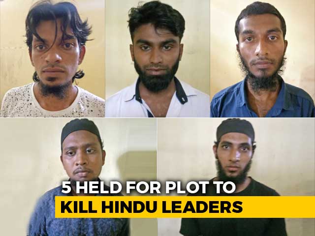 5 Arrested For Conspiracy To Kill Two Hindu Leaders In Tamil Nadu