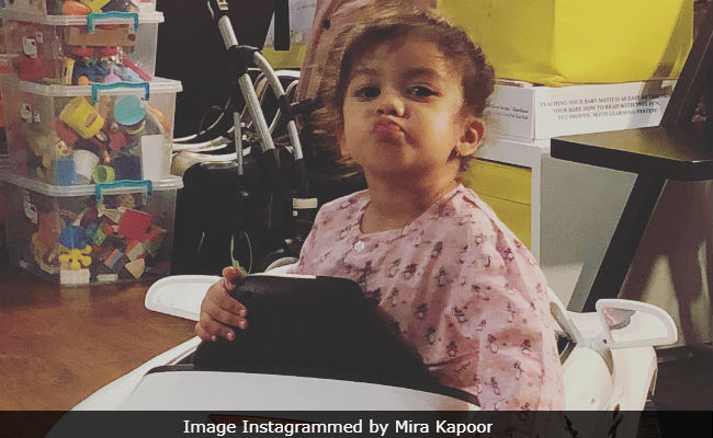 Misha Poses Like A Pro And Mira Wonders Where She Gets It From (Ahem, Ahem... Shahid Kapoor?)