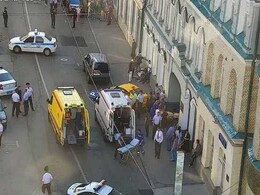 On Video, Taxi Ploughs Into Moscow Crowd. Driver Says He "Wanted Sleep" On Video, Taxi Ploughs Into Moscow Crowd. Driver Says He "Wanted Sleep"