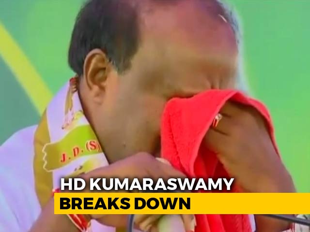 "I'm Like Shiva Who Drank Poison": Tearful HD Kumaraswamy On Coalition