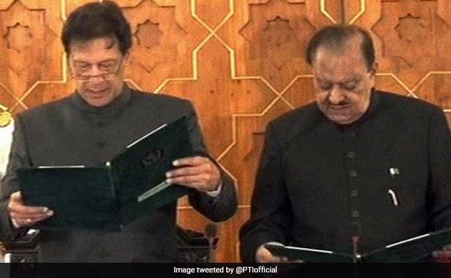 Imran Khan Nearly Changes Meaning Of Oath While Being Sworn In As Pak PM