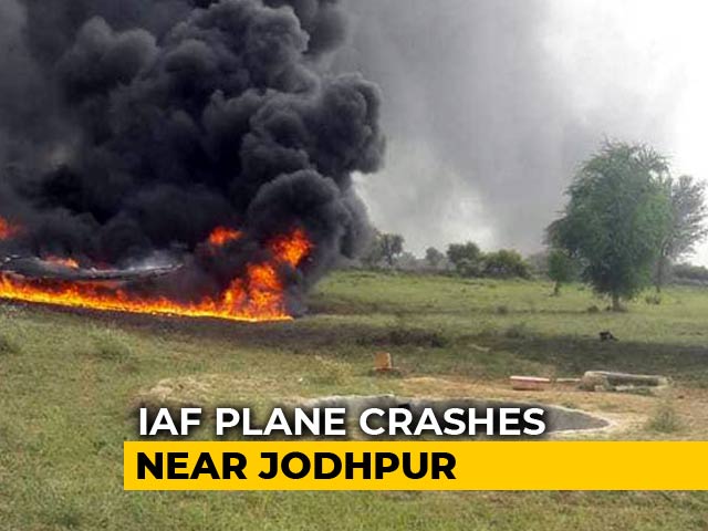 Air Force's MiG-27 Jet Crashes Near Jodhpur, Pilot Ejects Safely
