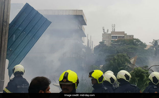 In Pics: Mumbai Plane Crashes In Crowded Ghatkopar