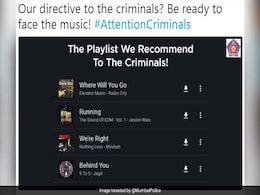 Mumbai Police Has A Funny Playlist For Criminals. Twitter Posts Suggestions Mumbai Police Has A Funny Playlist For Criminals. Twitter Posts Suggestions