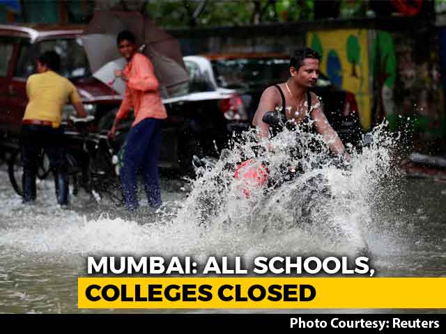 Mumbai Schools, Colleges Shut Over Heavy Rain Warning; Trains Hit