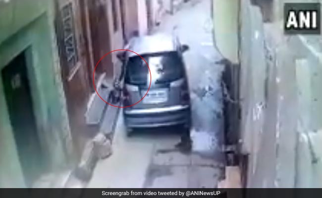 Caught On Camera: Baby Girl Tossed From Car Onto Muzaffarnagar Street